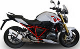 Terminale Di Scarico Con Omologazione Suono Albus Ceramic Alluminio Bianco - Gpr Compatibile Con Bmw R 1200 Lc (2015-2016)