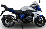 Terminale Di Scarico Con Omologazione Suono Furore Alluminio Nero - Gpr Compatibile Con Bmw R 1200 Rs Lc (2015-2016)