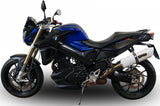 Terminale Di Scarico Con Omologazione Suono Albus Ceramic Alluminio Bianco - Gpr Compatibile Con Bmw F 800 R (2015-2016)