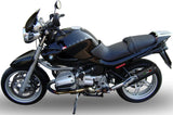 Terminale Di Scarico Con Omologazione Suono Ghisa Acciaio Nero - Gpr Compatibile Con Bmw R 1150 (2000-2006)