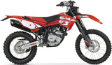 Exhaust Tip With Noise Certification Furore Aluminium Black - Gpr Compatible With Beta Rr 125 Enduro Lc 4T (2010-2018)