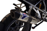 Terminale Di Scarico Con Omologazione Suono Relevance Full Titanio Coppa Carbonio - Termignoni Compatibile Con Bmw R 1200 Gs (2013-2016)