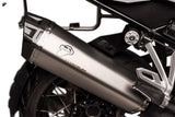 Terminale Di Scarico Con Omologazione Suono Scream Adv Titanio Coppa Carbonio - Termignoni Compatibile Con Bmw R 1200 Gs (2017-2018)