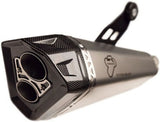 Terminale Di Scarico Con Omologazione Suono Scream Adv Titanio Coppa Carbonio - Termignoni Compatibile Con Bmw R 1200 Gs (2017-2018)