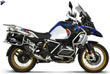 Terminale Di Scarico Con Omologazione Suono Titanio Nero Coppa Carbonio - Termignoni Compatibile Con Bmw R 1250 Gs (2019-2021)