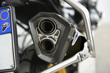 Terminale Di Scarico Con Omologazione Suono Titanio Nero Coppa Carbonio - Termignoni Compatibile Con Bmw R 1250 Gs (2019-2021)