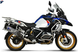 Terminale Di Scarico Con Omologazione Suono Titanio Coppa Carbonio - Termignoni Compatibile Con Bmw R 1250 Gs (2019-2021)