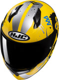 Full-Face Motorcycle Helmet Hjc C10 Advanced Polycarbonate Composite Mc3Sf Geti Size 06 Xs