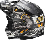 Casco Off-Road Per Moto Hjc C50 Advanced Polycarbonate Mc5Sf Mecha Beast Taglia 10 Xl