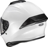 Casco Integrale Per Moto Hjc C71 Advanced Polycarbonate Bianco Perlato Taglia 06 Xs