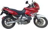Doppio Terminale Di Scarico Con Omologazione Suono Furore Alluminio Nero - Gpr Compatibile Con Cagiva Gran Canyon (1998-2000)