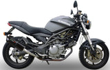 Doppio Terminale Di Scarico Con Omologazione Suono Furore Alluminio Nero - Gpr Compatibile Con Cagiva Raptor 650 (2001-2005)