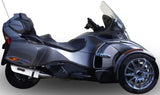 Terminale Di Scarico Con Omologazione Suono Albus Ceramic Alluminio Bianco - Gpr Compatibile Con Can Am Spyder 1000 Ie Rs (2010-2012)