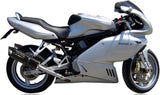 Doppio Terminale Di Scarico Catalizzato E Con Omologazione Suono Furore Alluminio Nero - Gpr Compatibile Con Ducati 1000 Ss (2003-2006)