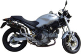 Doppio Terminale Di Scarico Catalizzato E Con Omologazione Suono Furore Alluminio Nero - Gpr Compatibile Con Ducati Monster 1000 (2003-2005)