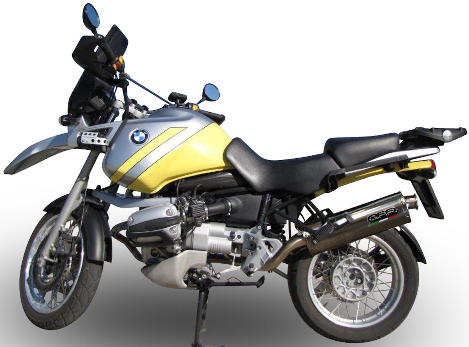 Complete Catalytic Exhaust System With Sound Certification Trioval Stainless Steel - Gpr Compatible With Bmw R 1100 Gs - - Rt (1994-1998)