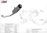 Complete Non-Catalytic Exhaust System With Sound Certification Urban Stainless Steel - Mivv Compatible With Kymco Dink Street 300 (2009-2012)