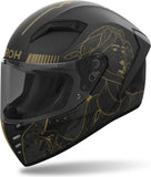 Casco Integrale Per Moto Airoh Connor - Cntit35 Thermoplastic Hrt Titanio Matto Taglia M
