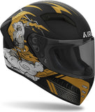 Casco Integrale Per Moto Airoh Connor - Cnz35 Thermoplastic Hrt Matto Zeus Taglia Xs