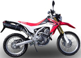 Impianto Di Scarico Completo Catalizzato E Con Omologazione Suono Furore Alluminio Nero - Gpr Compatibile Con Honda Crf 250 L (2013-2016)