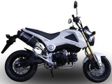 Impianto Di Scarico Completo Catalizzato E Con Omologazione Suono Furore Alluminio Nero - Gpr Compatibile Con Honda Msx 125 Grom (2013-2017)