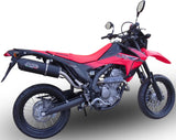 Impianto Di Scarico Completo Catalizzato E Con Omologazione Suono Furore Alluminio Nero - Gpr Compatibile Con Honda Crf 250 M (2013-2016)
