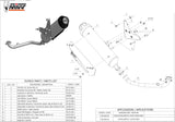 Complete Catalytic Exhaust System With Sound Certification Urban Stainless Steel - Mivv Compatible With Piaggio Beverly 300 (2010-2013)