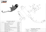 Impianto Di Scarico Completo Catalizzato E Con Omologazione Suono Urban Inox - Mivv Compatibile Con Piaggio Beverly 125 (2010-2012)