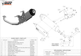 Impianto Di Scarico Completo Non Catalizzato E Con Omologazione Suono Urban Inox - Mivv Compatibile Con Piaggio X-Evo 125 (2007-2008)
