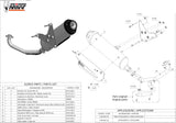 Complete Catalytic Exhaust System With Sound Certification Urban Stainless Steel - Mivv Compatible With Piaggio X7 125 (2007)