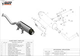 Impianto Di Scarico Completo Catalizzato E Con Omologazione Suono Urban Inox - Mivv Compatibile Con Suzuki An 250 Burgman (2003-2006)
