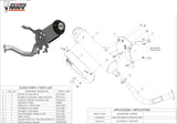 Impianto Di Scarico Completo Non Catalizzato E Con Omologazione Suono Urban Inox - Mivv Compatibile Con Suzuki An 250 Burgman (1998-2002)