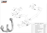 Tubo Di Raccordo Non Catalizzato - Mivv Compatibile Con Ducati Hypermotard 1100 (2007-2009)