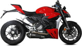 Terminale Di Scarico Catalizzato E Con Omologazione Suono Delta Race Inox Nero Carbonio - Mivv Compatibile Con Ducati Panigale V2 (2020-2024)