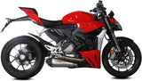 Terminale Di Scarico Catalizzato E Con Omologazione Suono Delta Race Inox Carbonio - Mivv Compatibile Con Ducati Streetfighter V2 (2022-2024)