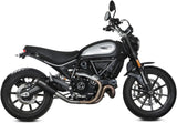 Terminale Di Scarico Non Catalizzato E Senza Omologazione Suono X-M1 Inox Nero - Mivv Compatibile Con Ducati Scrambler 800 Icon (2021-2022)