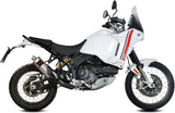 Terminale Di Scarico Con Omologazione Suono Dakar Titanio - Mivv Compatibile Con Ducati Desert-X (2022-2024)