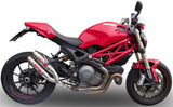 Doppio Terminale Di Scarico Catalizzato E Con Omologazione Suono Deeptone Acciaio - Gpr Compatibile Con Ducati Monster 1100 Evo (2011-2013)