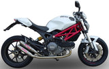 Impianto Di Scarico Completo Catalizzato E Con Omologazione Suono Deeptone Acciaio - Gpr Compatibile Con Ducati Monster 796 (2010-2014)