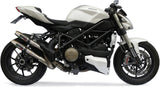 Doppio Terminale Di Scarico Con Omologazione Suono Deeptone Acciaio - Gpr Compatibile Con Ducati Streetfighter 848 (2011-2014)