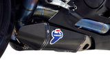 Doppio Terminale Di Scarico Senza Omologazione Suono Carbonio T - Termignoni Compatibile Con Ducati Panigale 1299 (2012-2018)