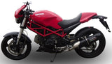 Doppio Terminale Di Scarico Con Omologazione Suono Furore Alluminio Nero - Gpr Compatibile Con Ducati Monster 1000 (2003-2005)