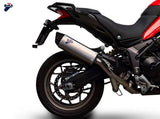 Terminale Di Scarico Senza Omologazione Suono Force Titanio Coppa Alluminio - Termignoni Compatibile Con Ducati Multistrada 950 (2016-2019)