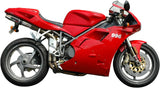 Doppio Terminale Di Scarico Con Omologazione Suono Deeptone Acciaio - Gpr Compatibile Con Ducati 996 - S - Sps (1998-2001)