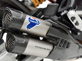 Terminale Di Scarico Con Omologazione Suono Titanio - Termignoni Compatibile Con Ducati Multistrada V4 (2021-2022)