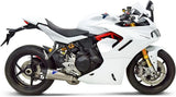 Terminale Di Scarico Senza Omologazione Suono Scream Titanio Coppa Carbonio - Termignoni Compatibile Con Ducati Supersport 950 (2021-2022)