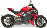 Terminale Di Scarico Senza Omologazione Suono 4 Uscite Dragster Titanio - Termignoni Compatibile Con Ducati Diavel V4S (2022-2023)