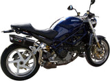 Doppio Terminale Di Scarico Con Omologazione Suono Furore Alluminio Nero - Gpr Compatibile Con Ducati Monster S4 (2001-2003)