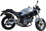 Doppio Terminale Di Scarico Con Omologazione Suono Furore Alluminio Nero - Gpr Compatibile Con Ducati Monster 750 (2001-2003)