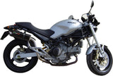Doppio Terminale Di Scarico Con Omologazione Suono Furore Alluminio Nero - Gpr Compatibile Con Ducati Monster 900 (2001-2003)